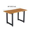 Table 60x24 Butcher Block is 60 inches wide