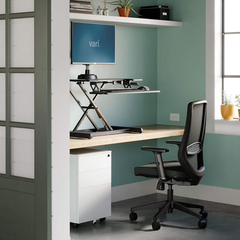 VariDesk Essential Vertical Lift 30 in raised position.  image number null