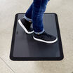 professional standing on standing mat