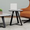 small nesting table in office setting