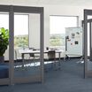 slate quick flex walls configured to create conference room